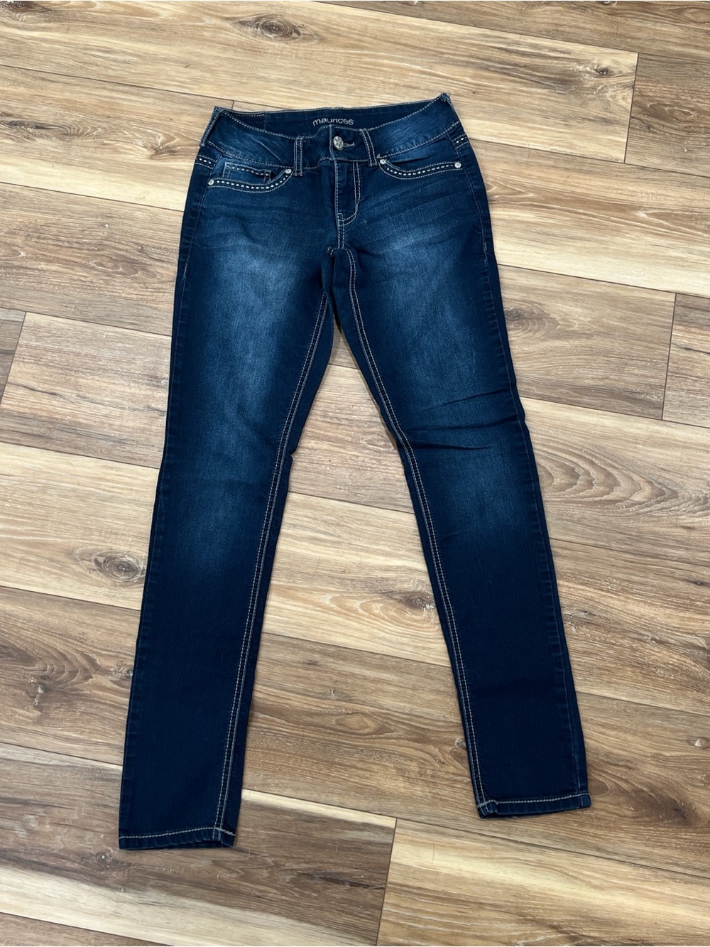 Maurices Women's Dark Indigo Skinny Jeans